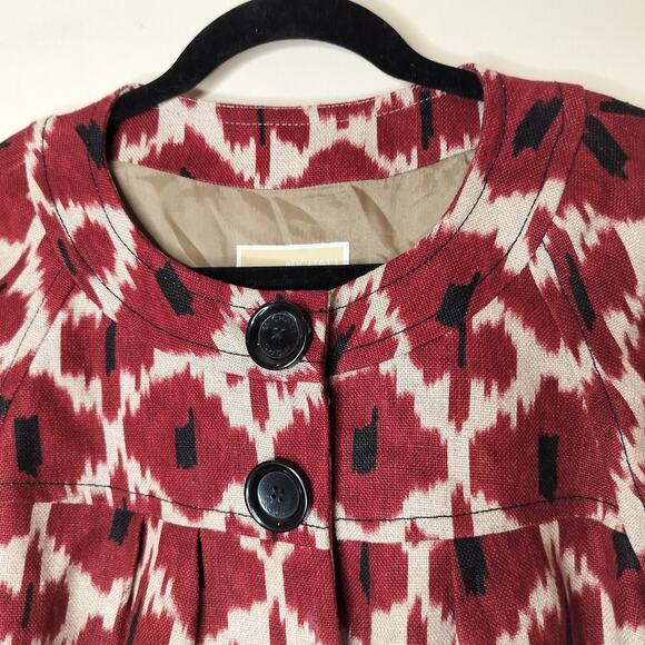 Michael Kors Linen Blazer Jacket Swing - Picture 6 of 9